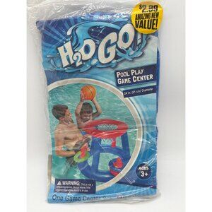 H2O GO! Pool Play Game Center With Basketball Hoop & Rings 24-Inch Diameter Ages